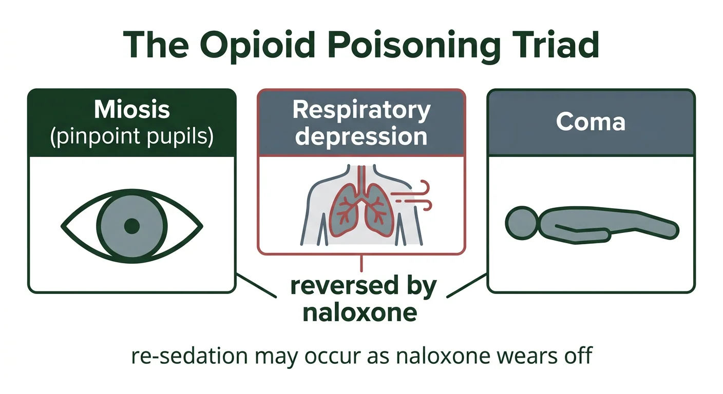 Figure 3 — The opioid poisoning triad